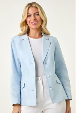 Roman Petite Cotton Stretch Blazer