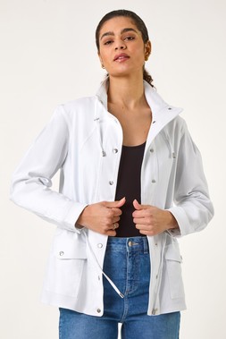 Roman White Safari Jacket