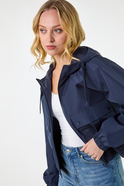 Roman Dusk Hooded Raincoat