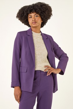 Roman Purple Tailored Collar & Revere Blazer