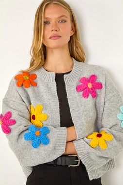 Roman Multi Floral Cardigan