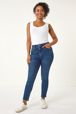 Roman Petite Indigo Skinny Stretch Jeans