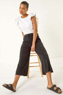 Roman Jersey Cargo Culotte