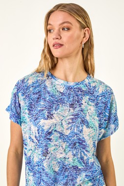 Roman Burnout Printed T-Shirt