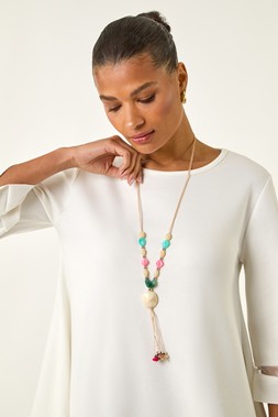 Roman Scuba Mesh Necklace Top