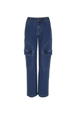 TK Maxx - Denim cargo trousers &pound;19.99 (RRP &pound;XX)