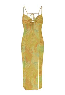 TK Maxx-Women-yellow pattern dress &pound;9.99 (RRP &pound;XX)
