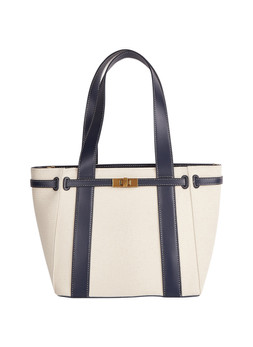 TK Maxx blue & linen handbag £37.99 ( RRP £)