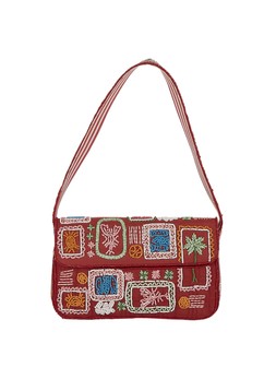 TK Maxx embroided red handbag £29.99 ( RRP £)