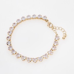 Tk Maxx Gold Tone Heart Bracelet £14.99 Rrp £29.99