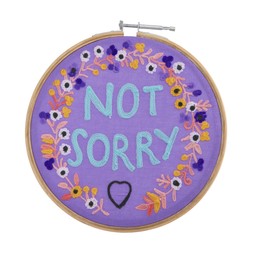 Beauty Not Sorry Embroidery Hoop £14.99