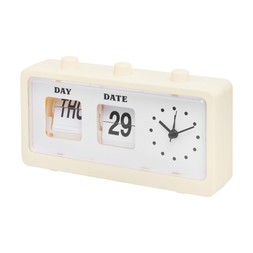 Beauty Retro Cream Bedside Clock £9.99