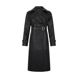 Black faux leather coat £39.99