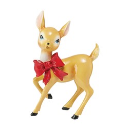 Colourful babyDeerWithBowOrnament £5.99