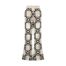 Fashion Black&WhiteCrochetTrousers sample 29.99