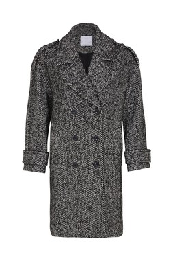 FI5021 TK Maxx Women black & white herringbone coat £19.99 ( RRP £) 18920