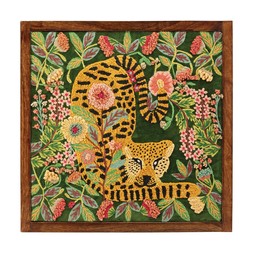 Jungle embroideredWallArt £49.99