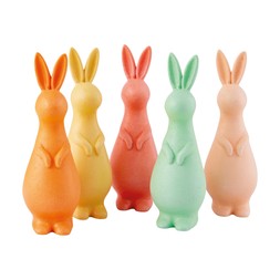 Kitchen 60s Summer set Of 5 decorative Pastel colors Bunnies 9.99