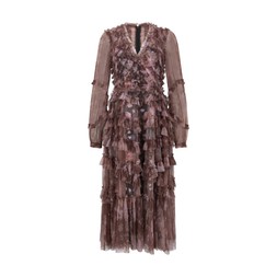 Long Sleeve VNeck Maxi Dress £129.99
