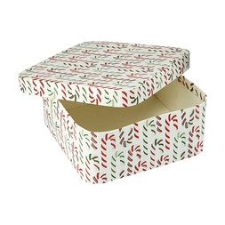 Scandi CandyCaneLargeSquareBox £3.99