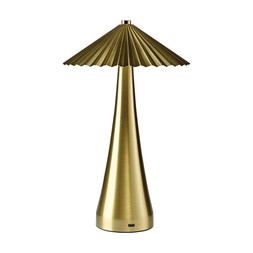 Scandi GoldMetalRechargableTableLamp £12.99