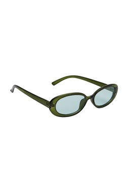 Tk Maxx - Green Oval Sunglasses &pound;17.99
