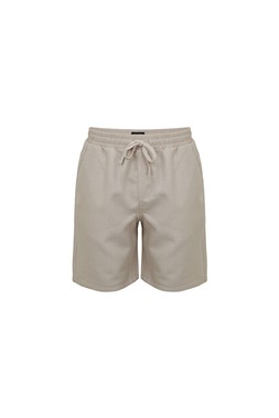 TK Maxx - men- cream linen shorts &pound;14.99 (RRP &pound;XX)