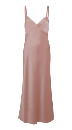 TK Maxx - pink satin dress &pound;149.99 (RRP &pound;549.00)