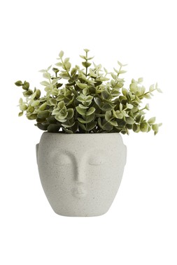 TK Maxx - STONE FACE PLANT POT &pound;9.99 (RRP &pound;XX)