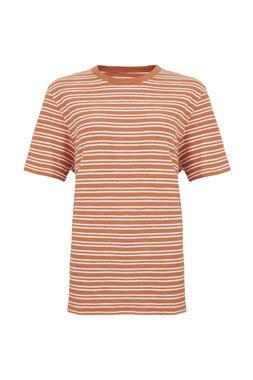 Tk Maxx - Striped Orange T-shirt &pound;19.99 (RRP &pound;70)