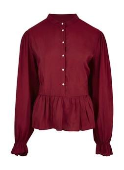 TK Maxx Women burgundy shirt £9.99 (RRP £34.00)