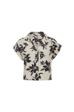TK Maxx - Women- cream & black prints top &pound;12.99 (RRP &pound;XX)
