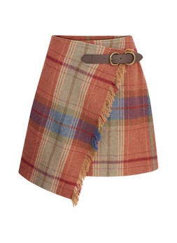 TK Maxx Women orange tartan skirt £49.99 (RRP £305.00)