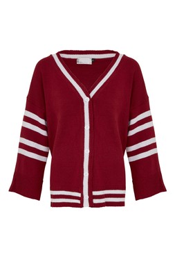 TK Maxx Women Red & Stripes Cardigan £9.99