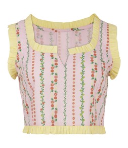 TK Maxx Women's pink & yellow top £9.99 RRP £25.00