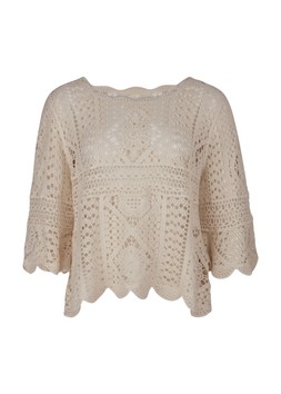 TK Maxx Women cream crochet top £24.99 (RRP £)