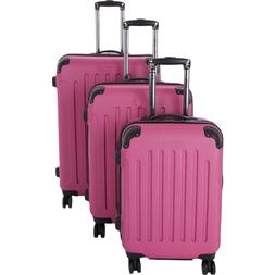 Pink Hardshell Suitcases