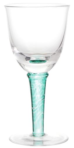 Aqua Wine Glass