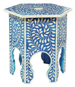 Blue Side Table