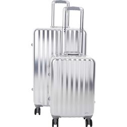 Silver Tone Aluminium Suitcases