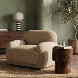 Cloud Armchair | Speckled Latte Boucle