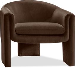 Findlay Accent Armchair, Mocha Brown Sustainable Velvet
