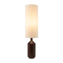 Wynter Floor Lamp Natural Linen & Walnut £249