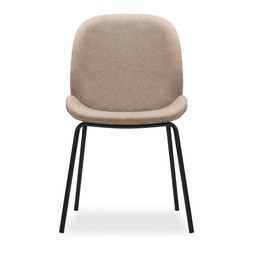 Hoxton Dining Chair, Latte Sustainable Fabric