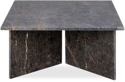 Vega Square Coffee Table, Storm Grey Marble
