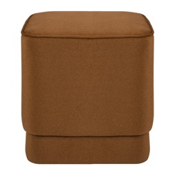 Soho Pouffe Caramel Brown Sustainable Mohair Velvet £99