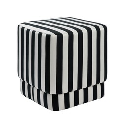 Soho Pouffe Striped Fabric £99