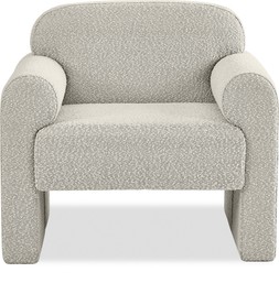 Neston Armchair, Speckled Stone Sustainable Boucle