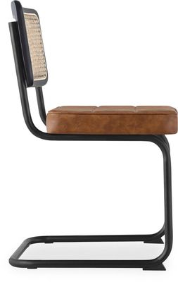 Kenton Dining Chair, Vintage Tan & Black