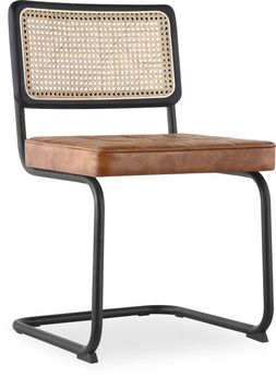 Kenton Dining Chair, Vintage Tan & Black
